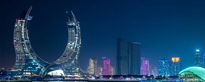 Lusail city in Qatar